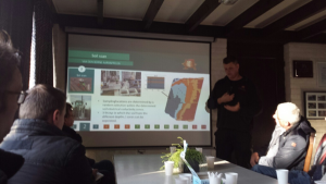 Presentatie over precisielandbouw bij van den Borne.