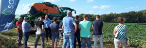 Amazone veldspuit van firma Coenders